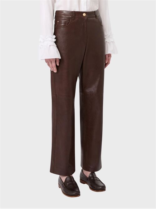 Pantalone 5 tasche in morbida nappa di agnello S' MAX MARA | 2629436011600001